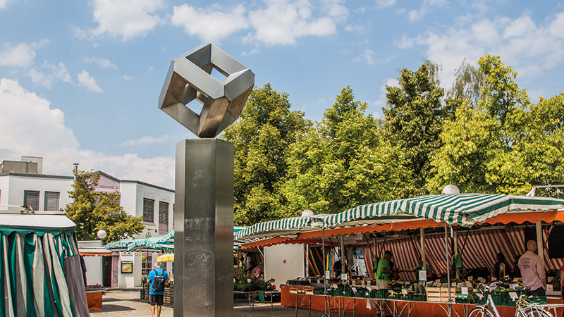 Der Wiblinger Wochenmarkt am Tannenplatz